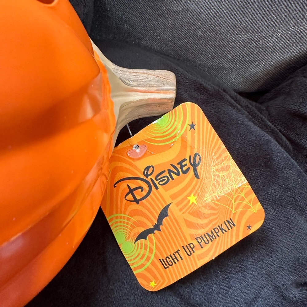 NWT Disney Mickey Mouse Light Up Pumpkin Halloween Decoration CVS Exclusive - Picture 4 of 7